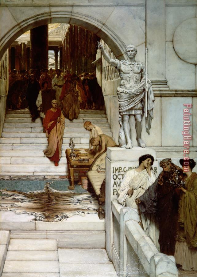 Sir Lawrence Alma-Tadema An Audience at Agrippa's